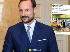 Między półkami zauważyli znajomą twarz. Okazało się, że to… król