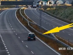 Wjechał przez bramkę techniczną i ruszył pod prąd. Szokujące nagranie z S61