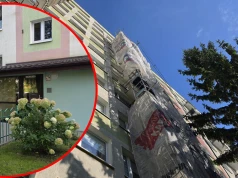 Chodził w nocy po rusztowaniu przy ul. Dworcowej. Chciał odwiedzić bliskich, do których ma zakaz zbliżania?