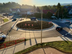 Jasienica: rondo przy szkole gotowe