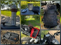 Sprzęt survivalowy na motocyklu. Przetestowaliśmy 13 produktów polskiej marki Helikon-Tex