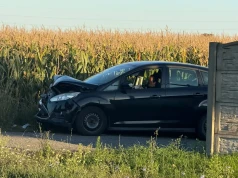 Kolizja na trasie Ostrów – Kalisz.
