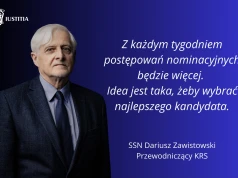 Sędzia Dariusz Zawistowski w TOK FM: Wracamy do transparentnych konkursów. Przedstawiciel Prezydenta nie kwestionuje KRS