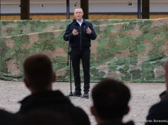 Uroczyste otwarcie strzelnicy w Bogutach-Piankach. Nawrocki chce zwiększenia dostępu do broni