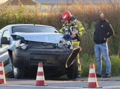 Oślepiło go słońce. Zderzenie przy fotoradarze