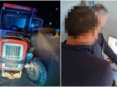 Pijany uciekał przed policją… traktorem