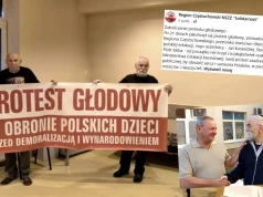 Osoby prowadzące głodówkę w obronie polskiej szkoły przestały ją prowadzić, bo była niezdrowa