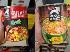 Te puszki znalazłam na palecie w Aldi. Dwa składniki na etykiecie niepokoją