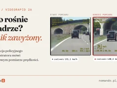 Nieoznakowany radiowóz może zawyżyć pomiar. Instrukcja Videorapid 2A mówi wprost