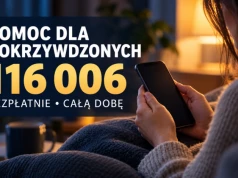 Po przestępstwie nie musisz zostawać sam. Pomoc dla pokrzywdzonych pod numerem 116 006