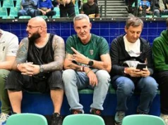 Maciej Zieliński wrócił na trybuny. Legenda Śląska Wrocław na meczu z Budućnostią Podgorica