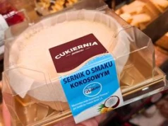 Ten sernik znalazłam w Biedronce. Spojrzałam na skład i już wiem, czy warto się skusić