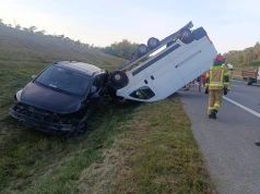 Przekonał się, że z lawetą nie warto przesadzać z prędkością. Obywatel Ukrainy ukarany mandatem
