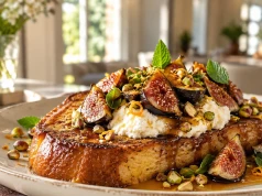 Mateusz Gessler robi french toast z chałki. Wygląda jak deser z restauracji