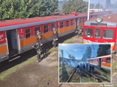 POLREGIO i policja ćwiczyły sytuacje kryzysowe. Akcja kontrterrorystów na torach w Iławie