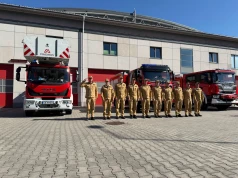 Strażacy oddali hołd zabitemu policjantowi