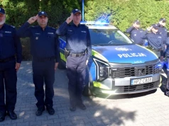 Policjanci w Wołominie oddali cześć pamięci śp. podkom. Natana Sieronia