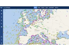Radar statków i kontenerów. Ruch morski na żywo