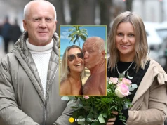 Waldemar Malicki skończył 68 lat. Zapozował na plaży z młodszą o dwie dekady żoną