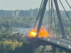 Rosja drugi raz w ciągu dwóch dni zaatakowała Most Północny w Kijowie