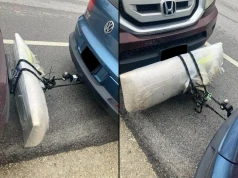 Pchanie zamiast holowania, na autostradzie – interwencja transportowej policji