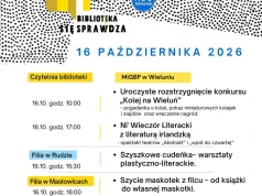 12. edycja Nocy Bibliotek 16 października również w Miejskiej i Gminnej Bibliotece Publicznej w Wieluniu